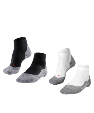 Sports Socks Falke RU4 Endurance Short 2-Pack Short sock Damske Multicolored | QSGZ-96427