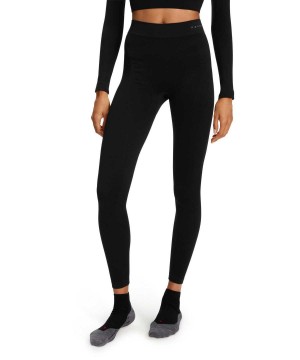 Tights Falke Tights Maximum Warm Damske Čierne | GCXI-10526