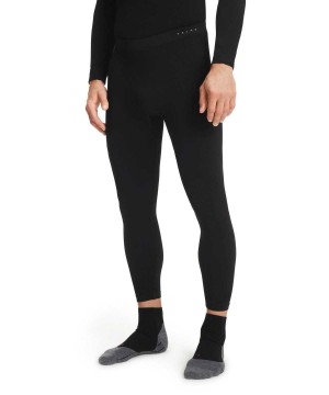 Tights Falke Tights Maximum Warm Panske Čierne | ZAGQ-69720