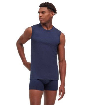 Vesta Falke 2-Pack Top Round-neck Daily Comfort Panske Siva | AGYU-02369